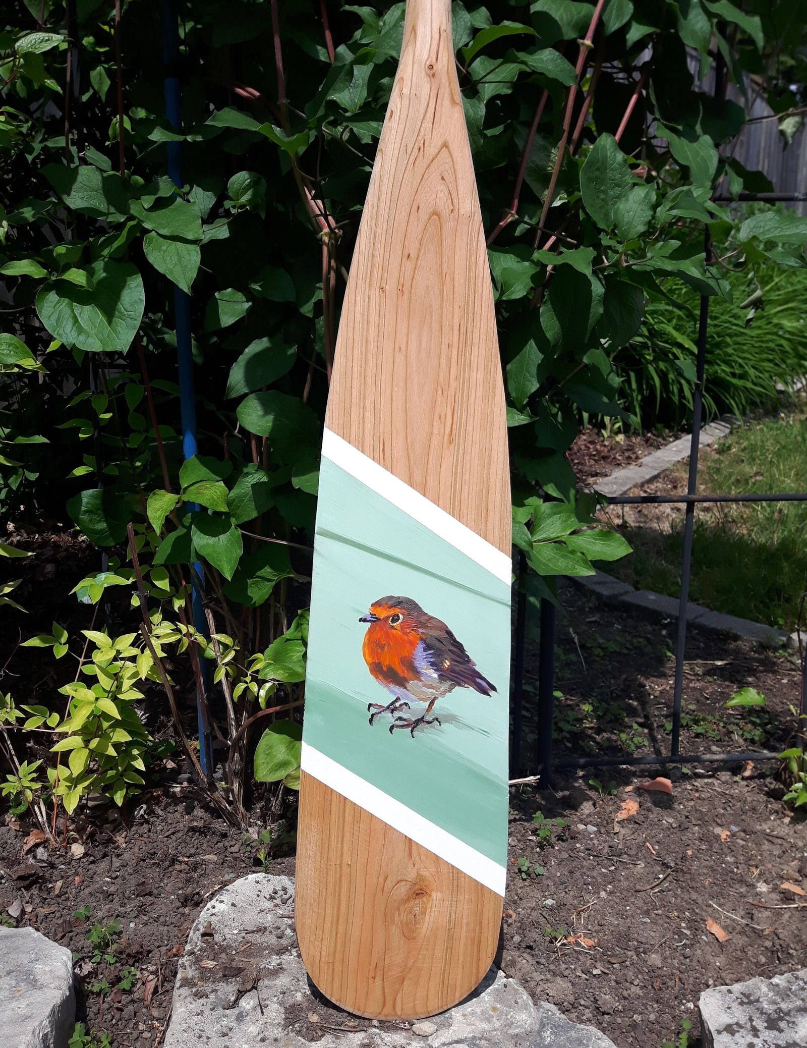 RED ROBIN AT TALISKER DISTILLERY 'CURIOUSITY' by W. A. Warren Eberlin